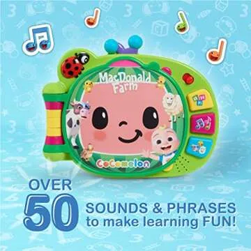 CoComelon Learning Book Interactive Toy for Toddlers