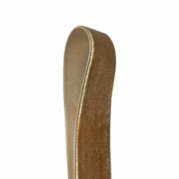 QIANF Vintage Khaki Velvet Ribbon - Elegant Décor Solution