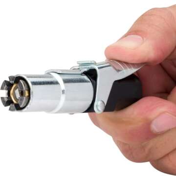 LockNFlate Air Chuck: Durable & Versatile 150 PSI Tire Inflator