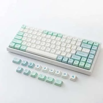 YUNZII KC84 Mint RGB Hotswap Mechanical Keyboard