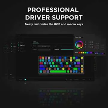 YUNZII KC84 Mint RGB Hotswap Mechanical Keyboard