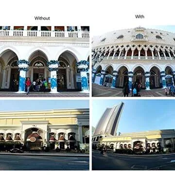 Beschoi 52mm UV Filter, CPL Filter, FLD Filters, ND Filter Kit (ND2 + ND4 + ND8), Graduated Color Filter Set (Orange, Blue, Gray), 0.35x HD Wide Angle Fisheye, Lens Hoods, Lens Cap, Cleaning kit