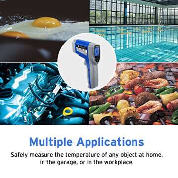 Etekcity Infrared Thermometer 1022D for Precise Measurements