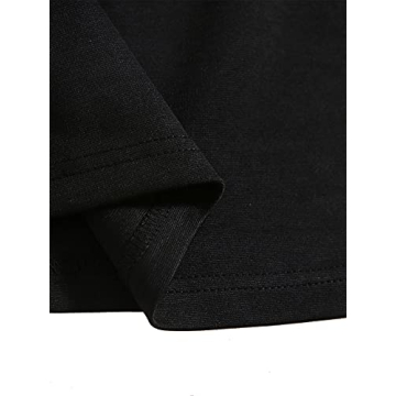 Verdusa Women's Bodycon Mini Skirt with Split Hem