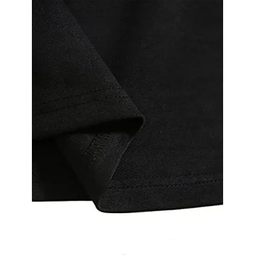 Verdusa Women's Bodycon Mini Skirt with Split Hem