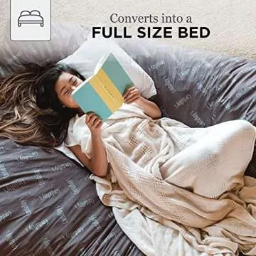 CordaRoy's Convertible Faux Fur Bean Bag Chair - Full Size