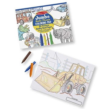 Melissa & Doug Coloring and Sticker Pad for Kids