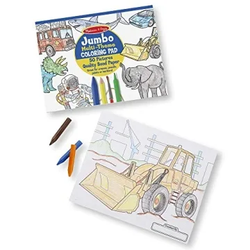 Melissa & Doug Coloring and Sticker Pad for Kids