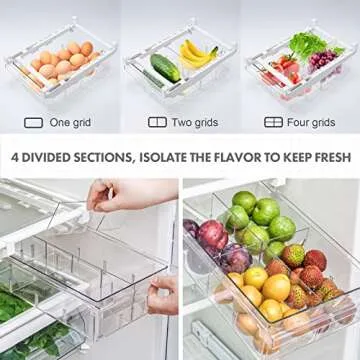 Pumboom Refrigerator Organizer Bins for Smart Storage Solutions