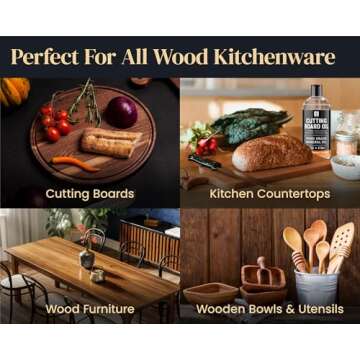 Mevell Food Grade Mineral Oil 16 Oz USA Kitchen Conditioner