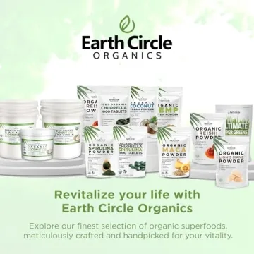 Organic Chlorella Tablets High Potency Superfood Supplement