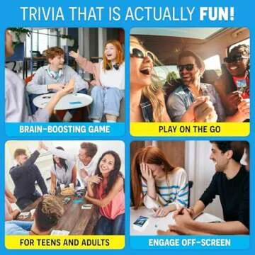 Exciting Super Trivia Game with 1200 Questions for All Ages
