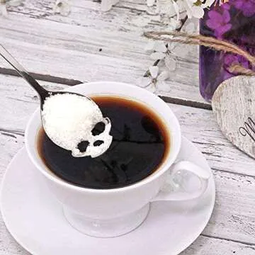 Stylish 304 Stainless Steel Skull Spoons for Tea & Coffee