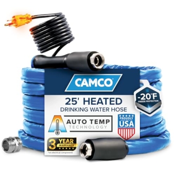 Camco Heated Water Hose with Freeze Protection