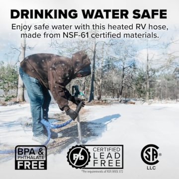 Camco Heated Water Hose with Freeze Protection