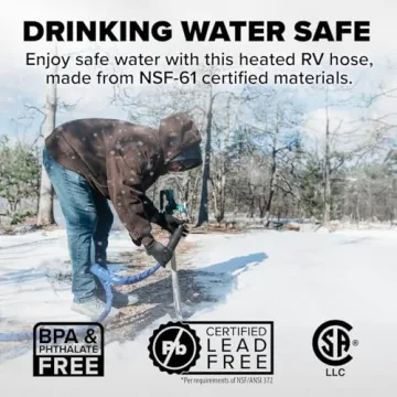 Camco Heated Water Hose with Freeze Protection