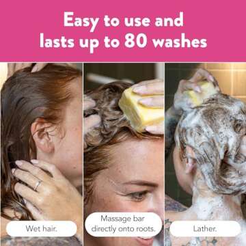 Ethique Pinkalicious Shampoo Bar - Softer, Shinier Hair with Coconut Oil - Hydrating, Natural Ingredients, Cruelty-Free, Vegan 3.88 oz (Pack of 1)