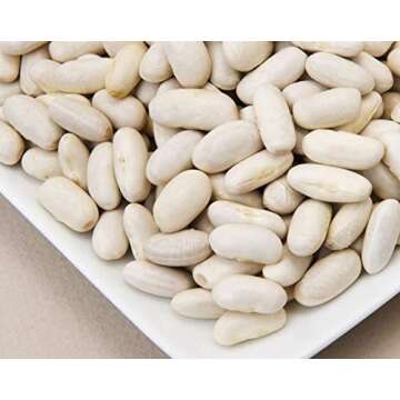 Food to Live - Cannellini Beans, 4 Pounds Dried White Kidney Beans, Sproutable, Vegan, Kosher, Sirtfood, Bulk. Rich in Fiber, Protein. Great for Minestrone Soup, Bean Salad, Stews, White Chili.