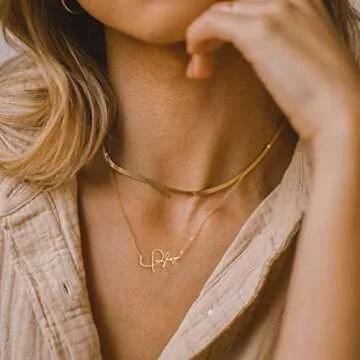 NONTAI Gold SWIFT Necklace Taylor Inspired Necklace for Women, SWIFTIE Outfit Jewelry Taylor Choker Necklace For Eras Music