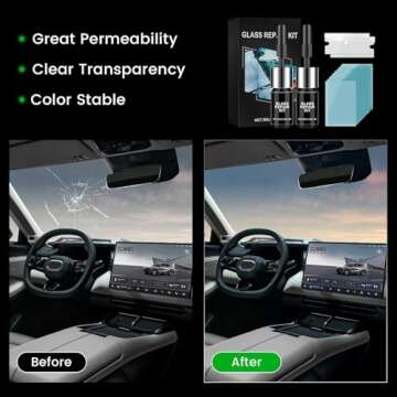 Easy Windshield Repair Kit for Chips and Cracks