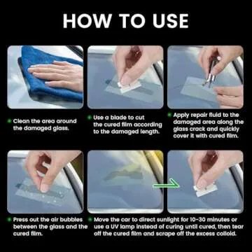 Easy Windshield Repair Kit for Chips and Cracks