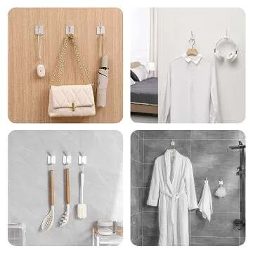 Paoli Heavy Duty Self Adhesive Hooks - Durable Home Solution