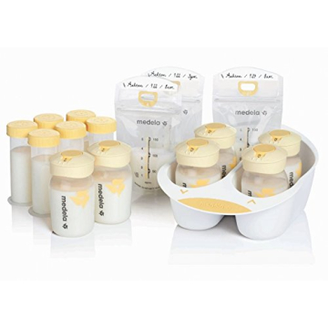 Medela Breast Milk Storage Solution Set for Easy Breastfeeding Management