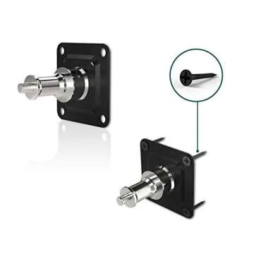 LimoStudio [2 Pack] *Extra Strength Wall & Ceiling Mount Bracket, 5/8 inch Stud and 1/4 inch Thread with Screw Tip for Photo Video Studio, Stage Setting, Light Fixtures, Multi Purpose Mount, AGG2801