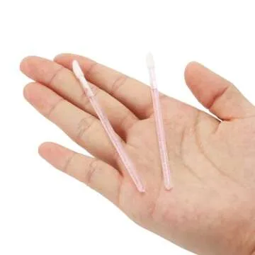 Tbestmax 500 Disposable Pink Lip Applicators for Perfect Makeup