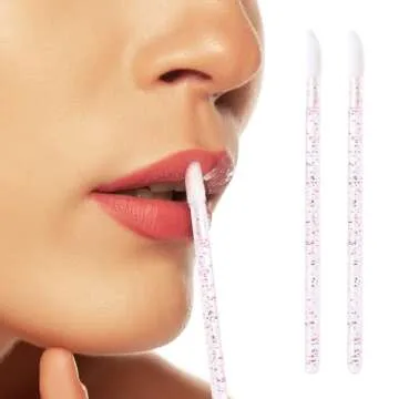 Tbestmax 500 Disposable Pink Lip Applicators for Perfect Makeup