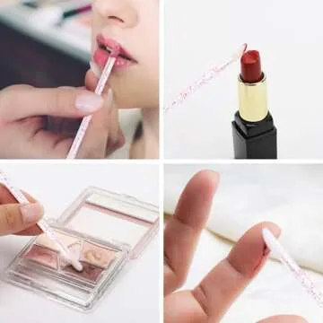 Tbestmax 500 Disposable Pink Lip Applicators for Perfect Makeup