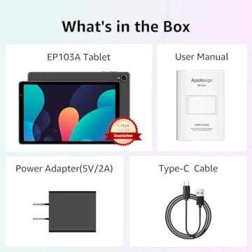 ApoloSign Android 13 Tablet with 10.1" Display