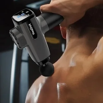 HeaDot Deep Tissue Massage Gun 30 Speeds 6 Heads Quiet