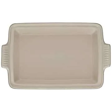 Le Creuset Stoneware Heritage Covered Rectangular Casserole, 4 qt. (12" x 9"), Artichaut