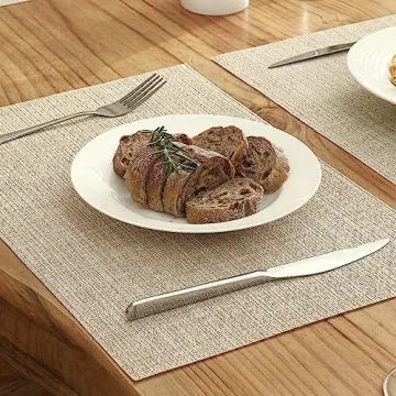 Leetaltree Placemats Set of 4 - Durable & Stylish Dining Mats