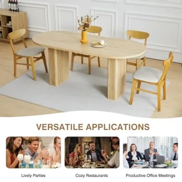 70.8 Inch Versatile Kitchen Dining Table for Gatherings