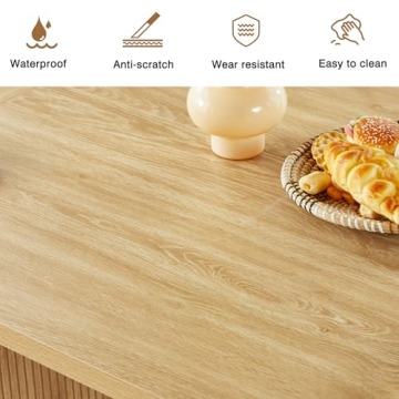 70.8 Inch Versatile Kitchen Dining Table for Gatherings