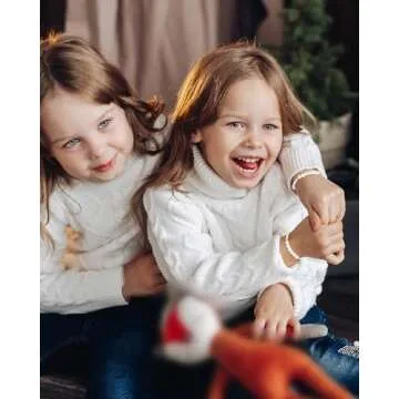 Shonyin Sister Gifts, Valentines Day Gifts for Sister Bracelets Set for 2, Big Sis Birthday Valentine's Day Gift