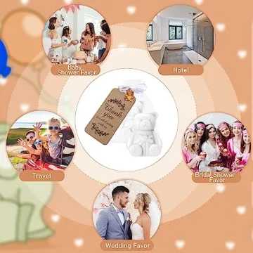 Dansib 25 Bear Baby Shower Favors - Adorable Soap Gifts