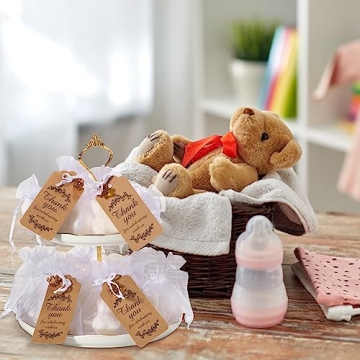 Dansib 25 Bear Baby Shower Favors - Adorable Soap Gifts