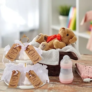 Dansib 25 Bear Baby Shower Favors - Adorable Soap Gifts