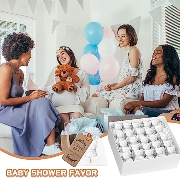 Dansib 25 Bear Baby Shower Favors - Adorable Soap Gifts