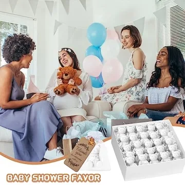 Dansib 25 Bear Baby Shower Favors - Adorable Soap Gifts