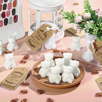 Dansib 25 Bear Baby Shower Favors - Adorable Soap Gifts