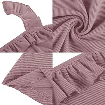 Cute Ruffle Strap Sleeveless Tank Top for Women