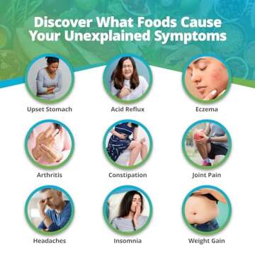 5Strands Food Intolerance Test, 650 Items Tested, Food Sensitivity at Home Test Kit for Adults & Kid...