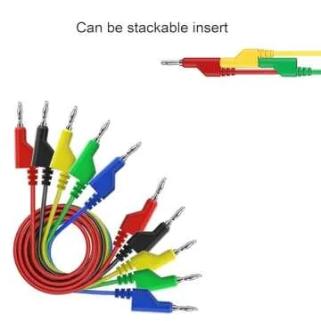 TALLSOCNE Durable 4mm Banana Plug Test Cable Set