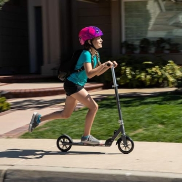 Mongoose Trace 180 Kick Scooter - Lightweight, Foldable, Adult Kids Scooter