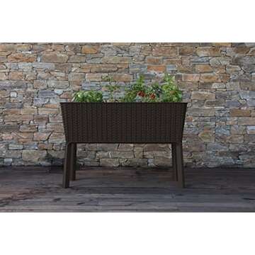 Keter Splendor Self-Watering Planter - Perfect for Herbs