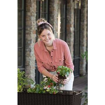 Keter Splendor Self-Watering Planter - Perfect for Herbs